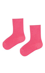 Organic cotton socks - fushia pink