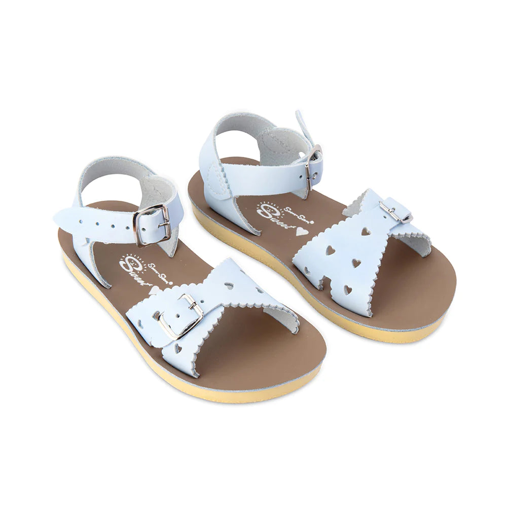 Blue new arrivals saltwater sandals