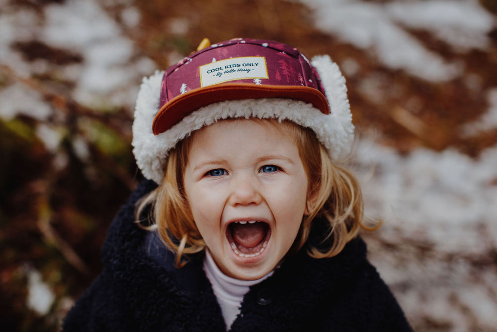 Hello Hossy  winter cap - Forest moumoute