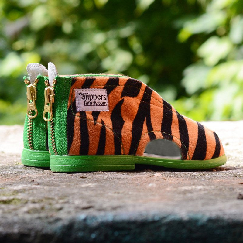 Tiger Slippers Green - MintMouse (Unicorner Concept Store)