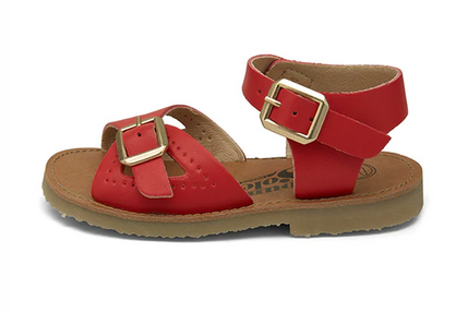 Pearl Vegan Sandal Red Synthetic Leather | Teen