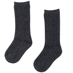 Classic ribbed socks - dark grey