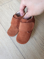 Pom Pom leather slippers - suede camel - MintMouse (Unicorner Concept Store)