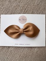 Leather Bow Camel By Mev