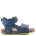 (2508-6/2509-6) Emel navy blue velcro sandals