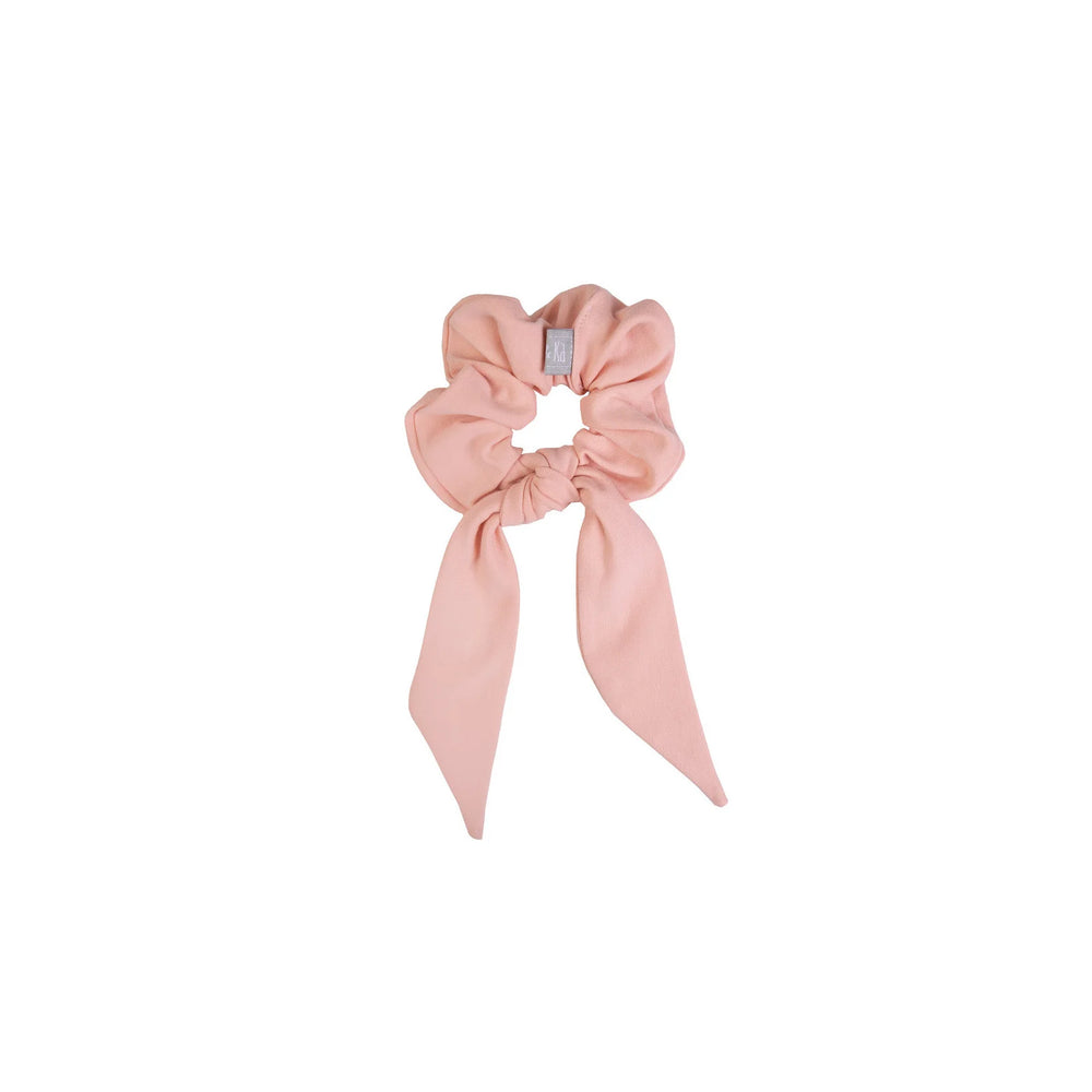 Scrunchie  with tail Pearl Peach