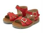 Pearl Vegan Sandal Red Synthetic Leather | Teen