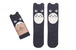 Kneesocks - dark grey owl
