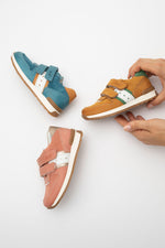 (2683-16) Low Velcro sneakers turquoise - MintMouse (Unicorner Concept Store)