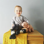 Kneesocks - dark grey owl - MintMouse (Unicorner Concept Store)