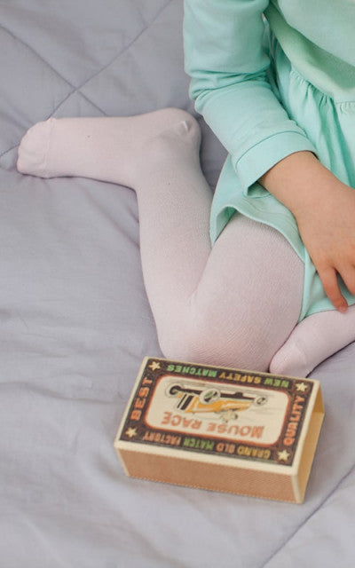 Organic cotton tights - Pink