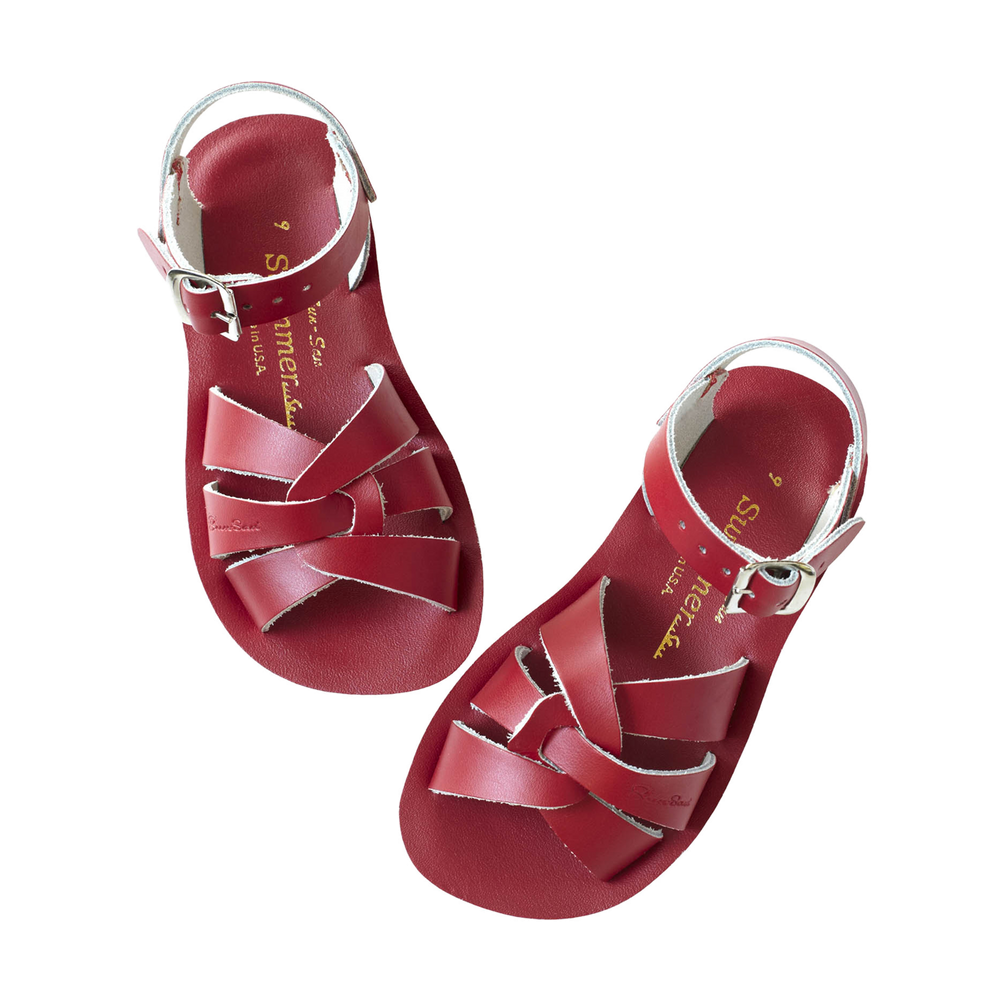 (8004) Salt-Water Sandal Swimmer - RED