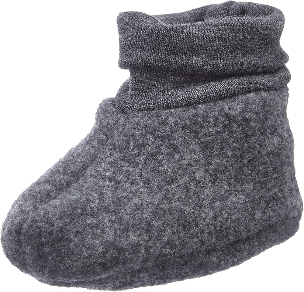 (5857) Fixoni Unisex Baby Wool Footies Grey