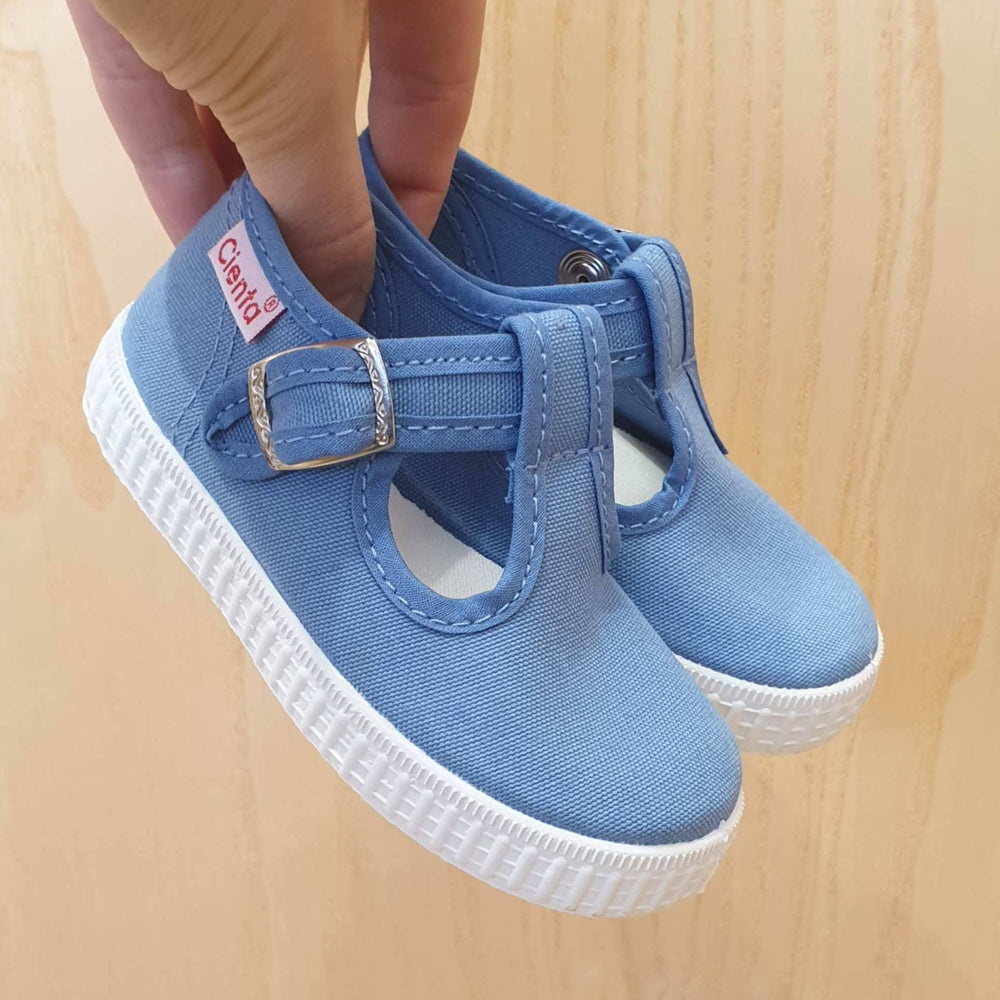 Cienta T-bar shoe with buckle - blue - MintMouse (Unicorner Concept Store)
