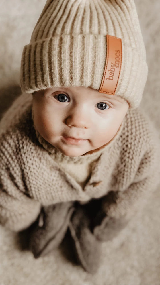 Baby Mocs - Beanie Beige