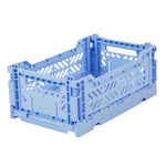 Folding crate Minibox - Baby blue