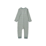 BIRK PYJAMAS SET JUMPSUIT BLUE FOG/SANDY STRIPES LIEWOOD