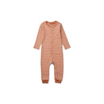 BIRK PYJAMAS SET JUMPSUIT TUSCANY ROSE/SANDY STRIPES LIEWOOD