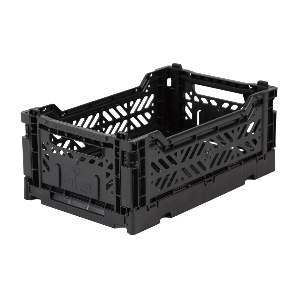 Folding crate Minibox - Black
