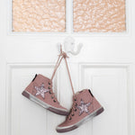 (2250-9) Emel shoes pink star glitter