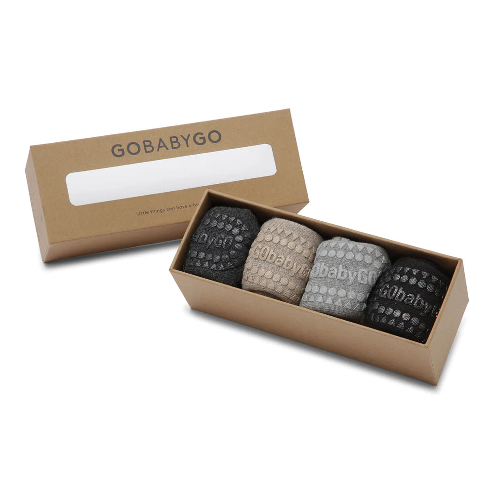 Combo Box 4-pack Cotton grey