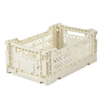 Folding crate Minibox - Cream