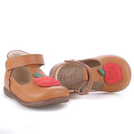 (2409G-1) Emel Brown Apple ballerina..