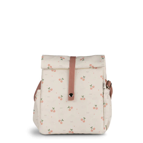 Insulated Roll-up Lunch Bag - Cherry