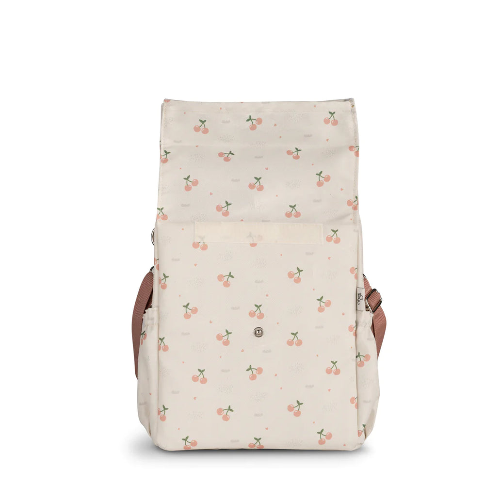 Insulated Roll-up Lunch Bag - Cherry