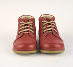 (562D-9) Emel Lace Up First Shoes red with bow - MintMouse (Unicorner Concept Store)