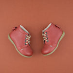 (562D-9) Emel Lace Up First Shoes red with bow - MintMouse (Unicorner Concept Store)
