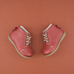 (562D-9) Emel Lace Up First Shoes red with bow - MintMouse (Unicorner Concept Store)
