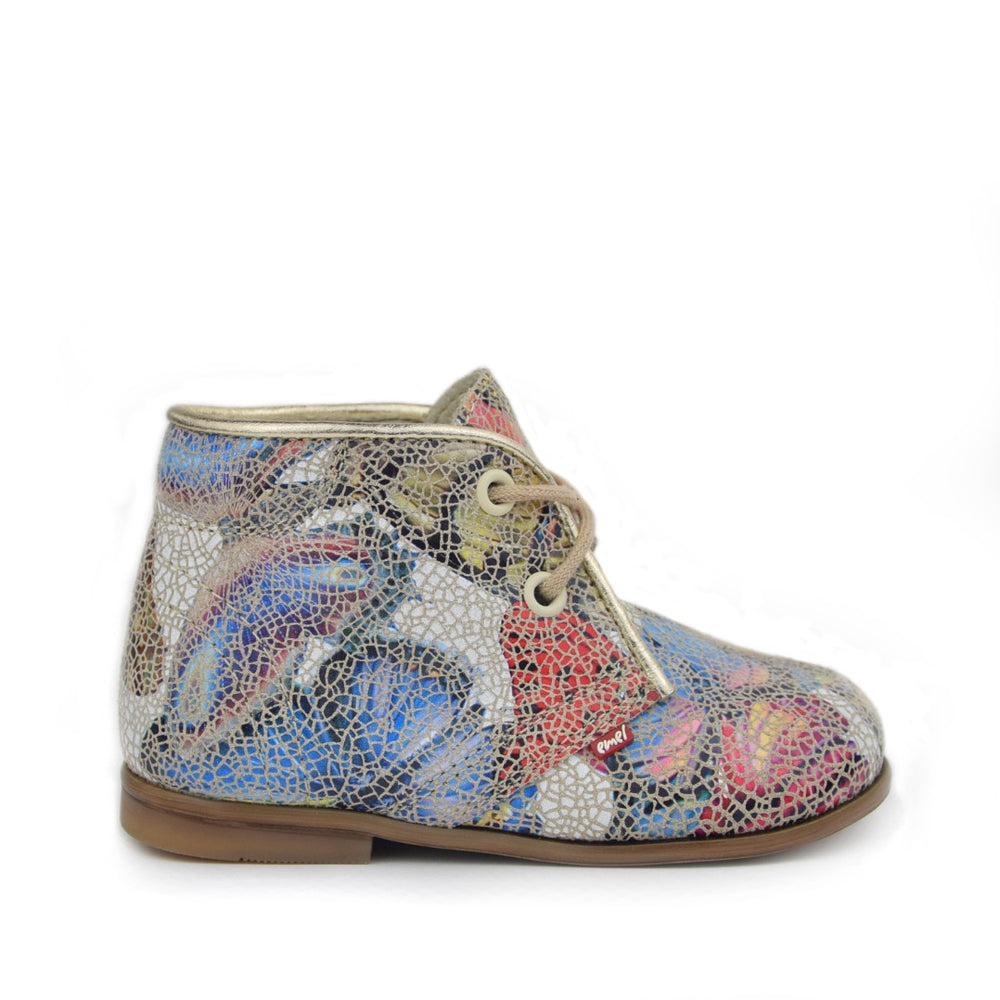 (2362A) Emel Gaudi Print Lace Up Shoes - MintMouse (Unicorner Concept Store)