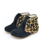 (2393A-3) Emel panther Lace Up Shoes black - MintMouse (Unicorner Concept Store)