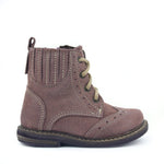 Emel Purple Boots with zipper (2518-2) - MintMouse (Unicorner Concept Store)
