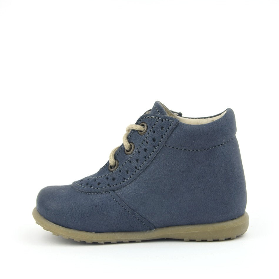 (716-4) Emel Lace Up First Shoes blue - MintMouse (Unicorner Concept Store)