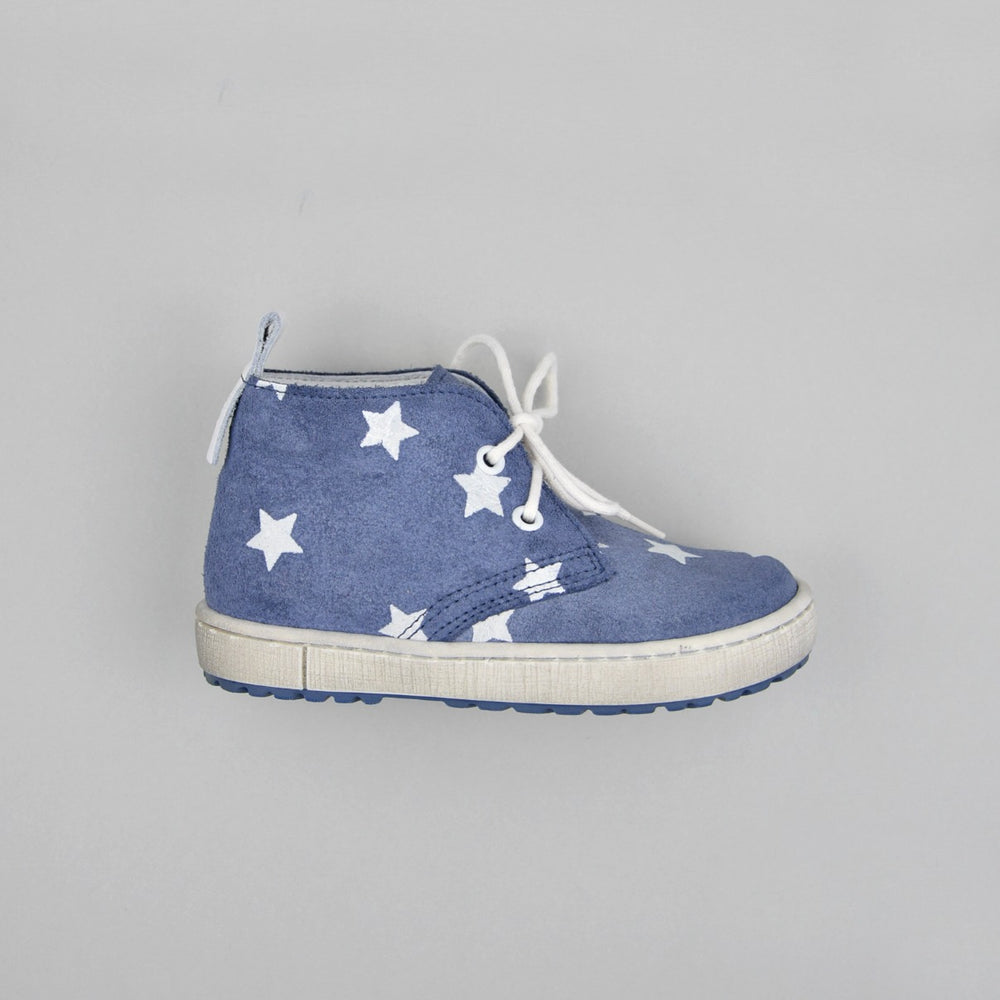(2485/2494) Emel blue stars Lace Up Trainers - MintMouse (Unicorner Concept Store)