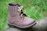 Emel Purple Boots with zipper (2518-2) - MintMouse (Unicorner Concept Store)