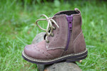 Emel Purple Boots with zipper (2518-2) - MintMouse (Unicorner Concept Store)