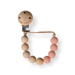 Pacifier clip Anna - Dusty Pink