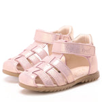 (1078A-1) Emel Gold pink shiny sandals - MintMouse (Unicorner Concept Store)