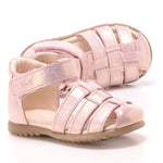 (1078A-1) Emel Gold pink shiny sandals - MintMouse (Unicorner Concept Store)