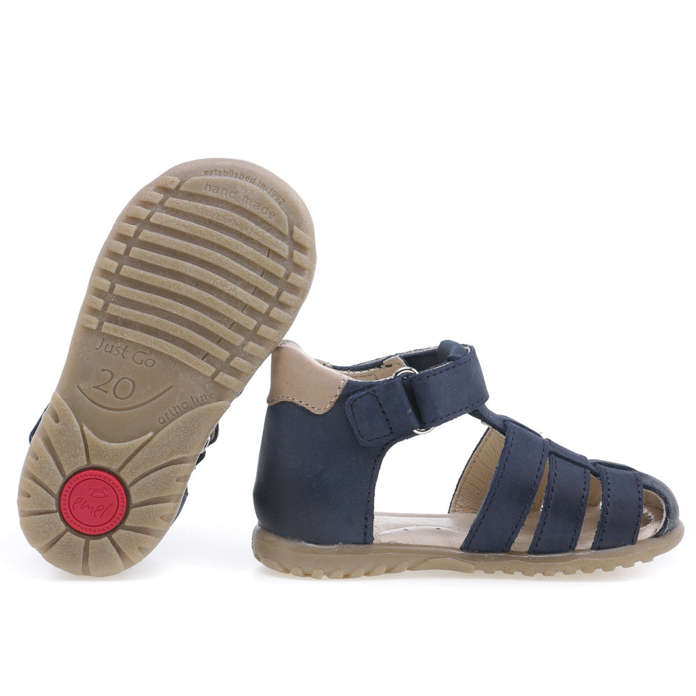 (1078-27) Emel Navy closed sandals - MintMouse (Unicorner Concept Store)