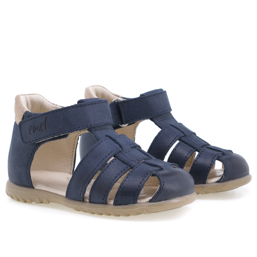 (1078-27) Emel Navy closed sandals - MintMouse (Unicorner Concept Store)