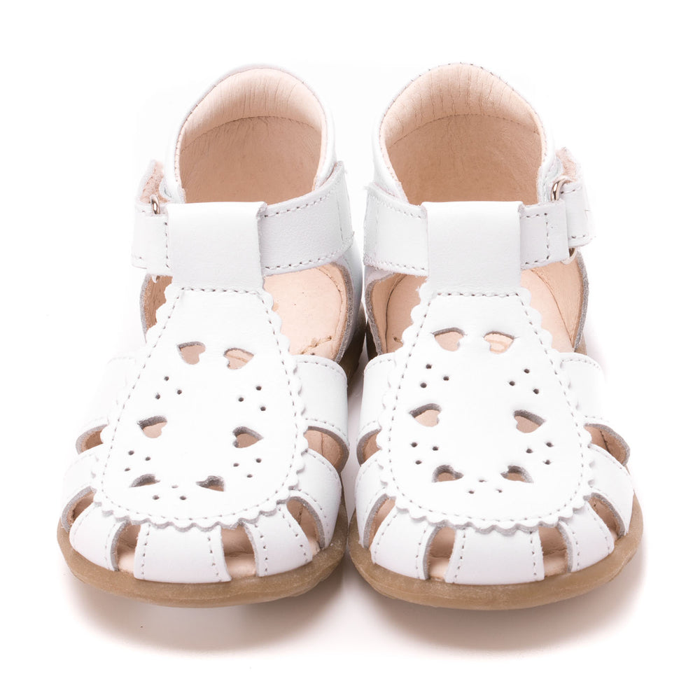 (1214A) Emel white closed sandals - MintMouse (Unicorner Concept Store)