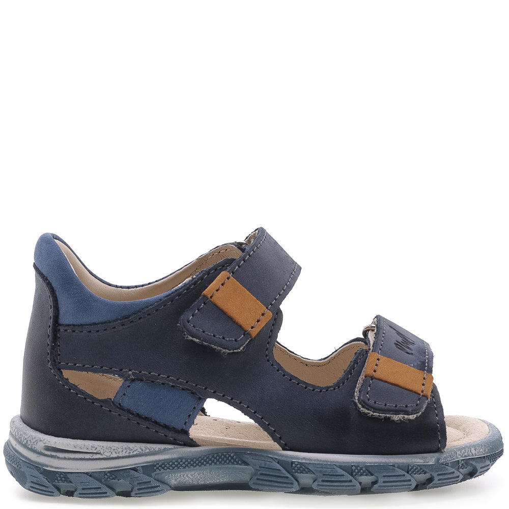 (1560-23) Emel navy velcro Sandals - Coming soon! - MintMouse (Unicorner Concept Store)