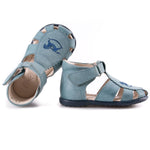 (1670-8) Emel blue closed sandals - MintMouse (Unicorner Concept Store)
