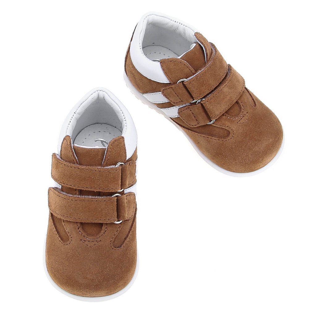 (2045C-9) Emel first shoes Brown