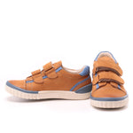 (2066-18) Mustard/blue low Velcro Trainers - MintMouse (Unicorner Concept Store)