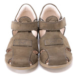 (2199-14) Emel khaki closed sandals - MintMouse (Unicorner Concept Store)